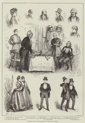 Sketches from The Magistrate at the Court Theatre